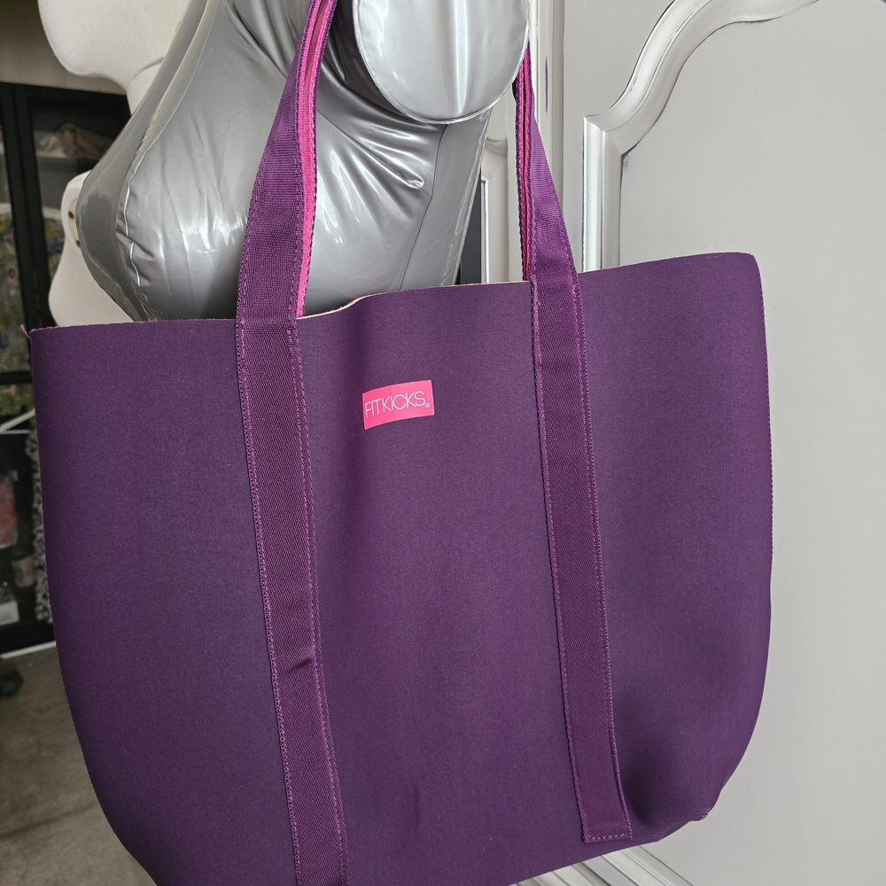 Fitkicks Purple Tote Bag